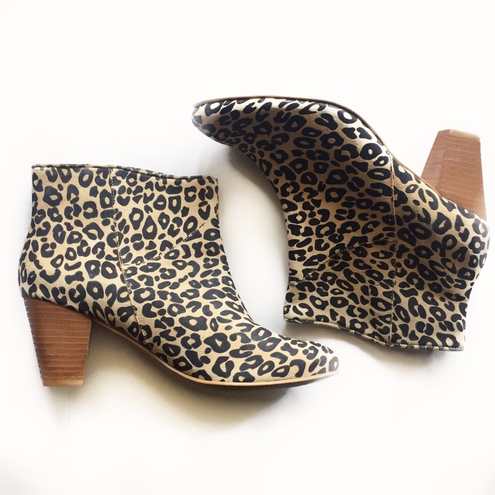 LEOPARD PRINT ANKLE BOOTS Mia Limited Edition Soho